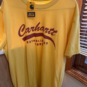 Carhartt Men's Yellow T-Shirt